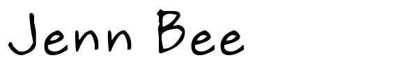 Jenn Bee font preview